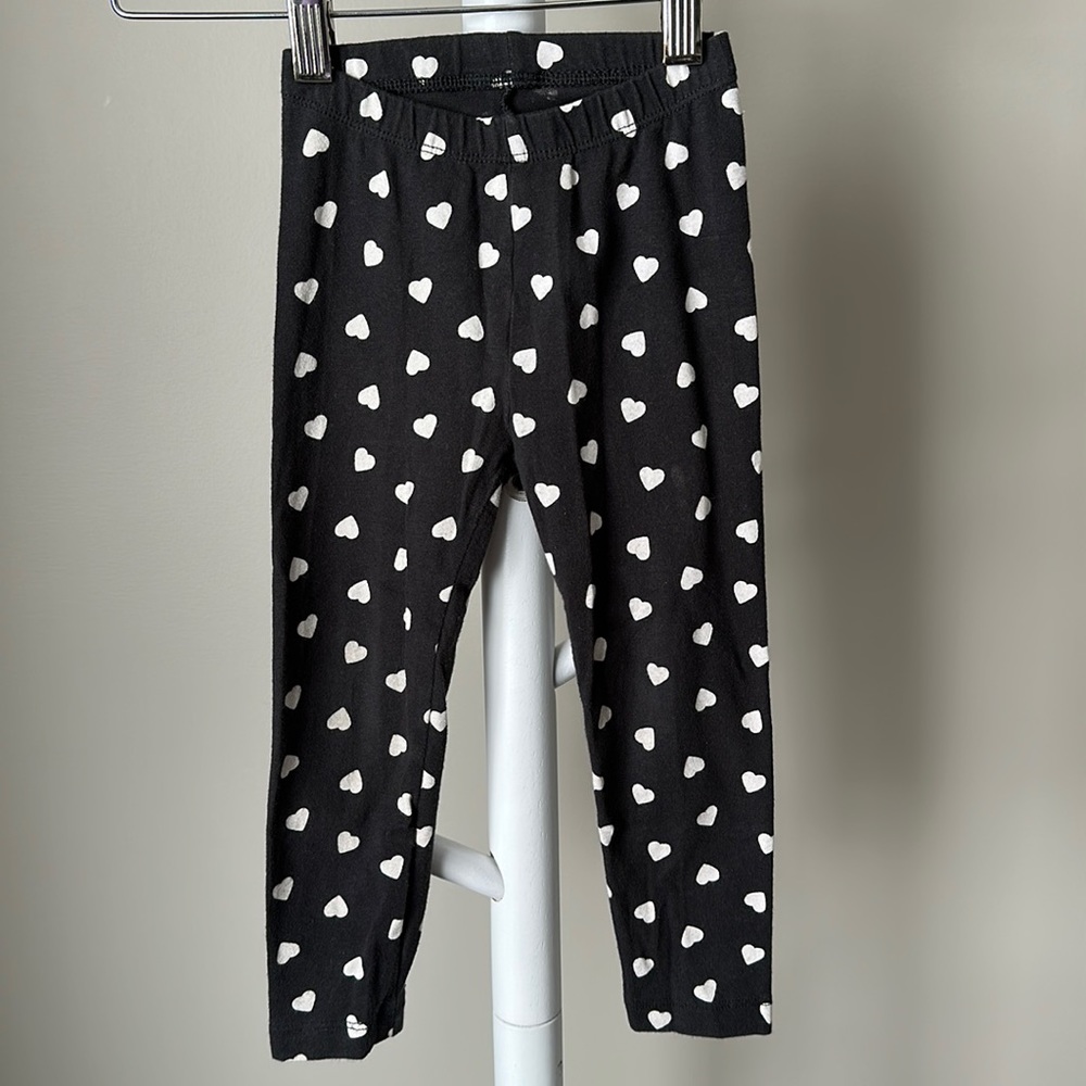 Old Navy Heart Print Leggings 2T